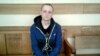 Михаил Цакунов после задержания в Петербурге за участие в акции "Он нам не царь" 5 мая 2018 года