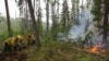 RUSSIA - Firefighters battle a forest fire, Yakutia, July 01, 2021